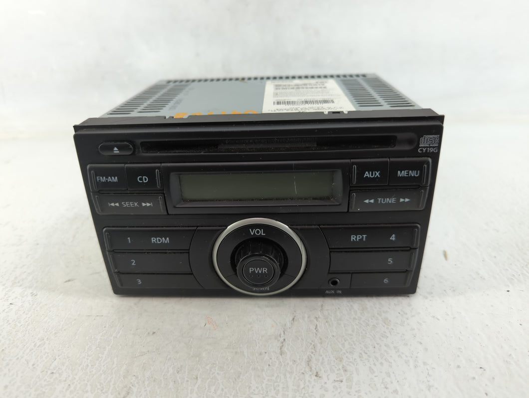 2012-2014 Nissan Versa Radio AM FM Cd Player Receiver Replacement P/N:28185 3AN0A Fits Fits 2012 2013 2014 OEM Used Auto Parts