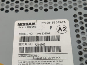 2013-2014 Nissan Sentra Radio AM FM Cd Player Receiver Replacement P/N:28185 3RA2A Fits Fits 2013 2014 OEM Used Auto Parts