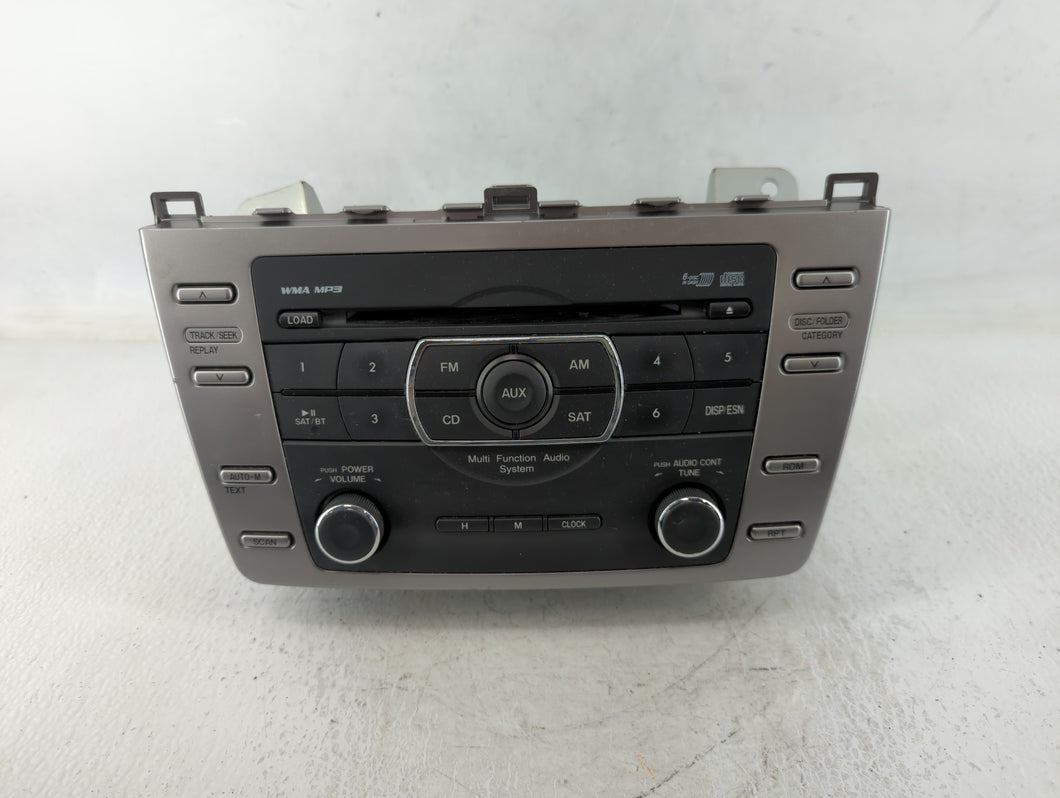 2009-2010 Mazda 6 Radio AM FM Cd Player Receiver Replacement Fits Fits 2009 2010 OEM Used Auto Parts