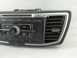 2013-2015 Honda Accord Radio AM FM Cd Player Receiver Replacement P/N:39100-T2A-A321 Fits Fits 2013 2014 2015 OEM Used Auto Parts