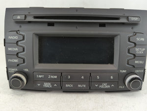 2014-2016 Kia Sportage Radio AM FM Cd Player Receiver Replacement P/N:96150-3W160WK Fits Fits 2014 2015 2016 OEM Used Auto Parts