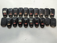 Lot of 20 Hyundai Keyless Entry Remote Fob MIXED FCC IDS MIXED PART - Oemusedautoparts1.com