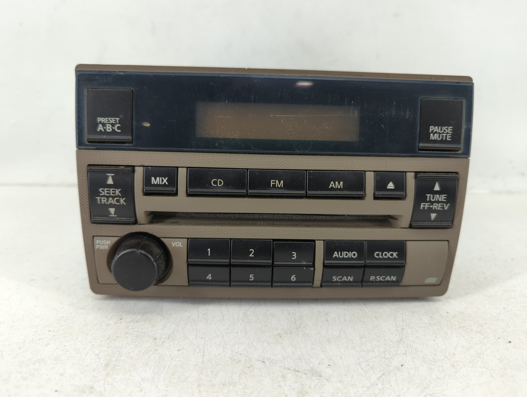 2005-2006 Nissan Altima Radio AM FM Cd Player Receiver Replacement P/N:28185 ZB00C Fits Fits 2005 2006 OEM Used Auto Parts