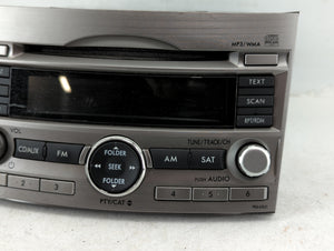 2012 Subaru Legacy Radio AM FM Cd Player Receiver Replacement P/N:86201AJ64A Fits OEM Used Auto Parts