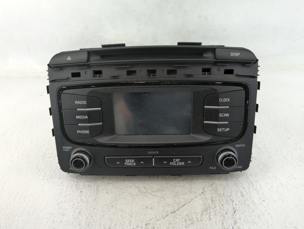 2016-2018 Kia Sorento Radio AM FM Cd Player Receiver Replacement P/N:96180-C6000WK Fits Fits 2016 2017 2018 OEM Used Auto Parts