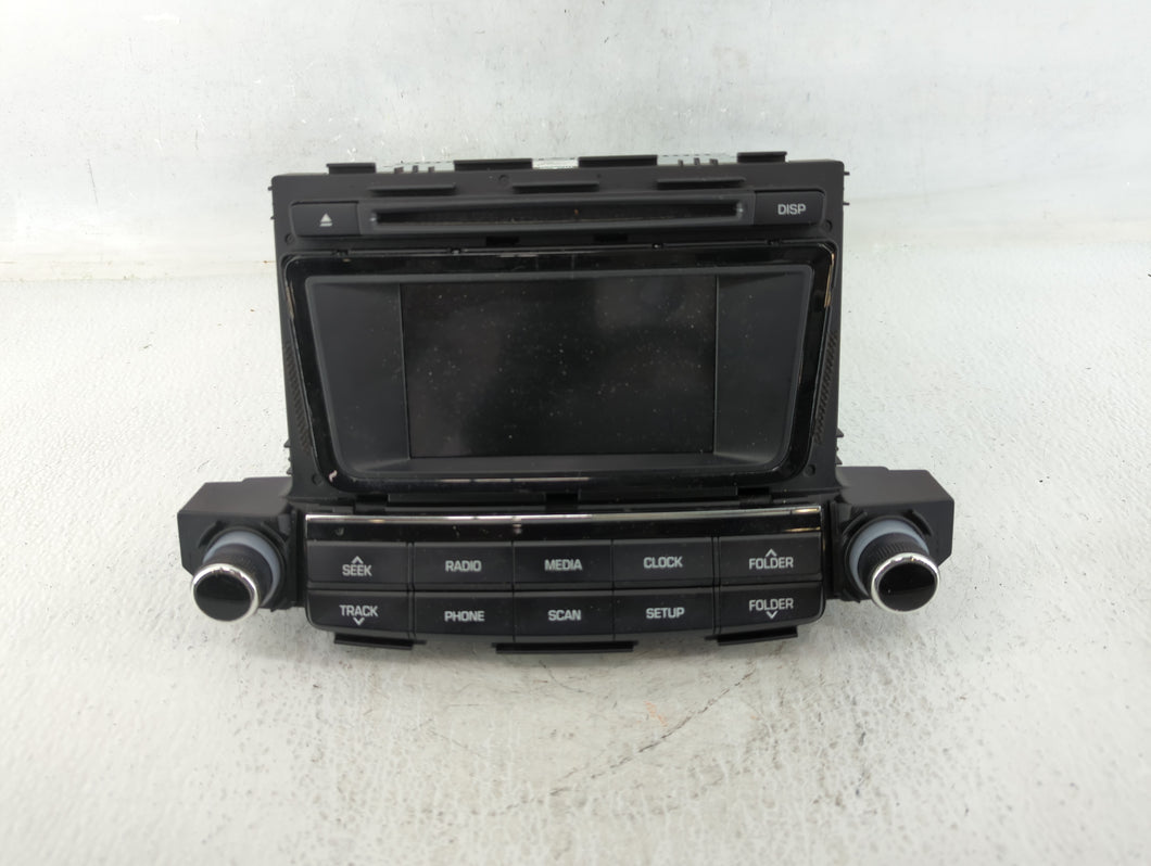 2018 Hyundai Tucson Radio AM FM Cd Player Receiver Replacement P/N:96160-D33004X Fits OEM Used Auto Parts