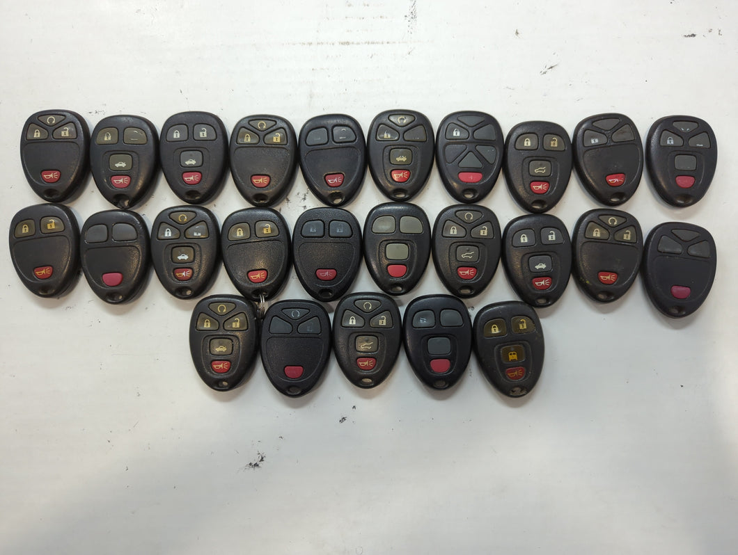 Lot of 25 Chevrolet Keyless Entry Remote Fob OUC60221 | OUC60270