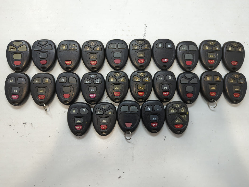 Lot of 25 Chevrolet Keyless Entry Remote Fob OUC60270 | OUC60221