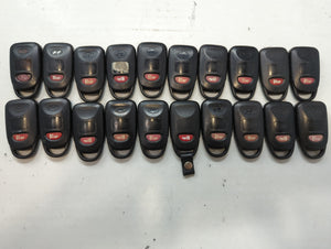 Lot of 20 Hyundai Keyless Entry Remote Fob MIXED FCC IDS MIXED PART