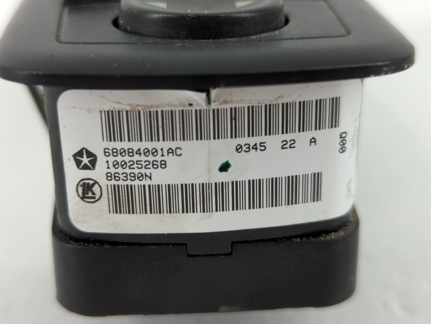 2015 Dodge Journey Master Power Window Switch Replacement Driver Side Left P/N:68084001AC Fits OEM Used Auto Parts - Oemusedautoparts1.com