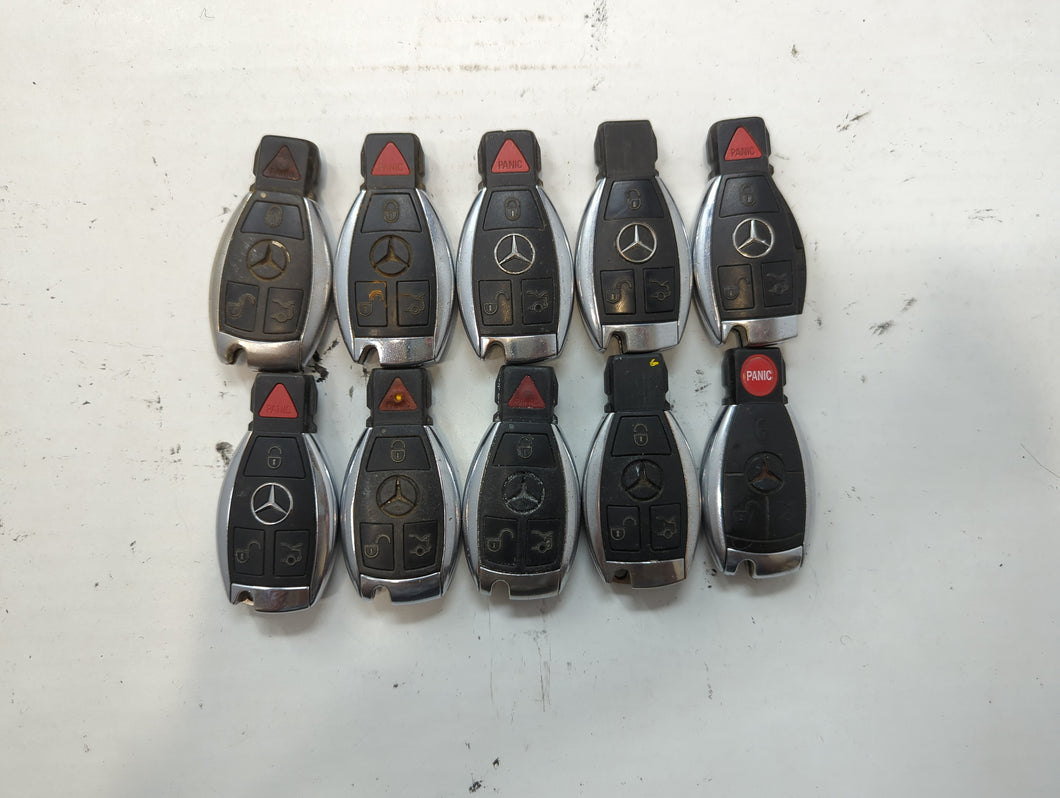 Lot of 10 Mercedes-Benz Keyless Entry Remote Fob KR55WK49031 | IYZDC07 |