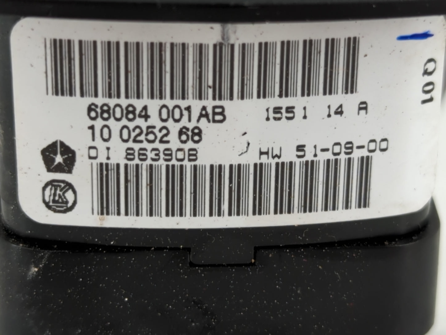 2011 Dodge Journey Master Power Window Switch Replacement Driver Side Left P/N:68084 001AB Fits OEM Used Auto Parts - Oemusedautoparts1.com