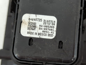 2019-2020 Chevrolet Silverado 1500 Master Power Window Switch Replacement Driver Side Left P/N:84699725 Fits Fits 2019 2020 OEM Used Auto Parts