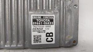 2014 Toyota Camry PCM Engine Control Computer ECU ECM PCU OEM P/N:89661-06K83 Fits OEM Used Auto Parts - Oemusedautoparts1.com 