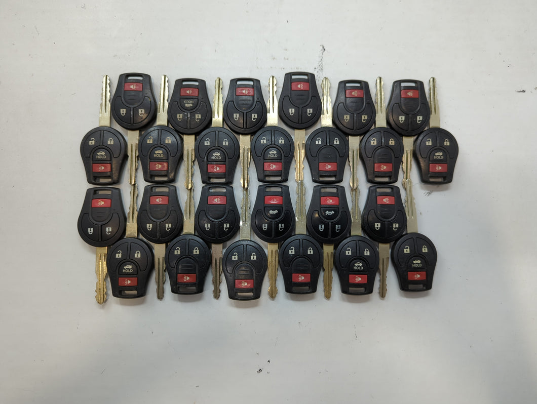 Lot of 25 Nissan Keyless Entry Remote Fob CWTWB1U751 | CWTWB1U816