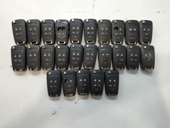 compare product Lot of 25 Chevrolet Keyless Entry Remote Fob MIXED FCC IDS MIXED PART
