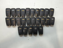 Lot of 25 Chevrolet Keyless Entry Remote Fob MIXED FCC IDS MIXED PART