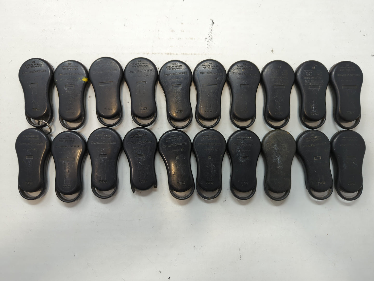 Lot of 20 Dodge Keyless Entry Remote Fob GQ43VT9T | GQ43VTI7T 04686481AF - Oemusedautoparts1.com