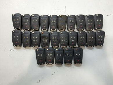 Lot of 25 Chevrolet Keyless Entry Remote Fob MIXED FCC IDS MIXED PART