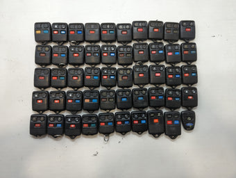 compare product Lot of 50 Ford Keyless Entry Remote Fob MIXED FCC IDS MIXED PART NUMBERS