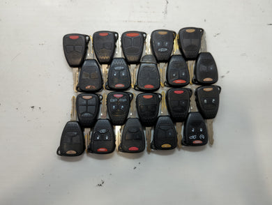 Lot of 20 Dodge Keyless Entry Remote Fob OHT692715AA | M3N5WY72XX MIXED