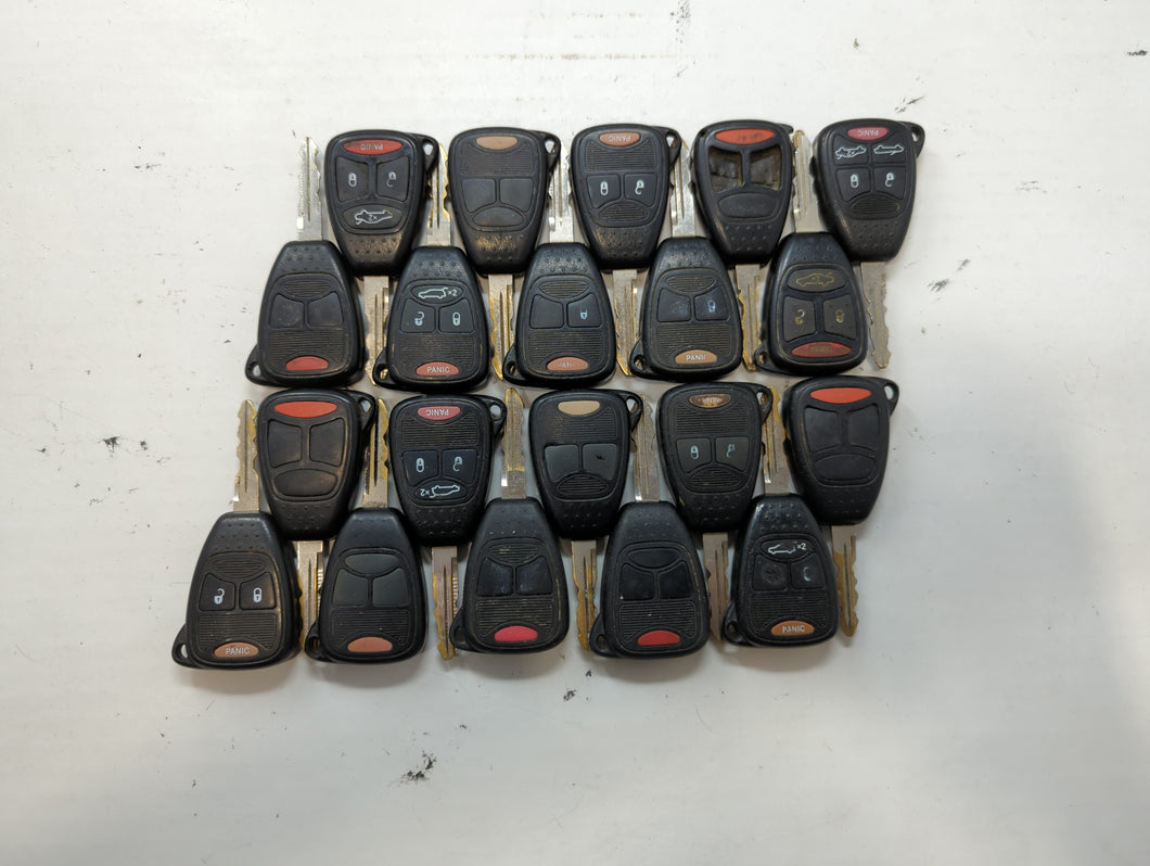 Lot of 20 Dodge Keyless Entry Remote Fob OHT692427AA | OHT692715AA |