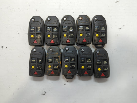 Lot of 10 Volvo Keyless Entry Remote Fob LQNP2T-APU - Oemusedautoparts1.com
