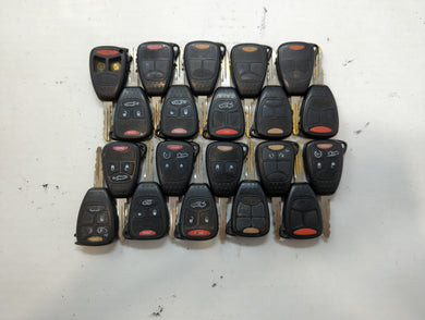 Lot of 20 Dodge Keyless Entry Remote Fob OHT692715AA | M3N5WY72XX MIXED