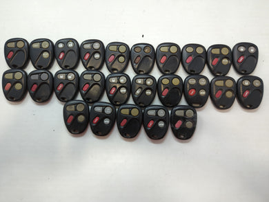 Lot of 25 Chevrolet Keyless Entry Remote Fob ABO1502T | KOBUT1BT |