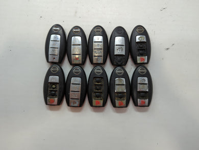 Lot of 10 Nissan Keyless Entry Remote Fob MIXED FCC IDS MIXED PART