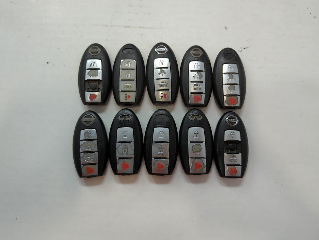 Lot of 10 Nissan Keyless Entry Remote Fob KR55WK48903 MIXED PART NUMBERS