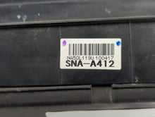 2008-2011 Honda Civic Fusebox Fuse Box Panel Relay Module P/N:NA50L119U 100417 SNA-A412 Fits Fits 2008 2009 2010 2011 OEM Used Auto Parts