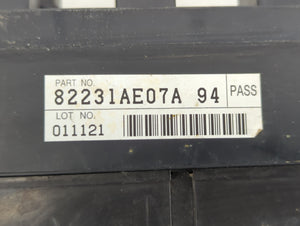 2002-2005 Subaru Legacy Fusebox Fuse Box Panel Relay Module P/N:82231AE07A 94 Fits Fits 2002 2003 2004 2005 OEM Used Auto Parts