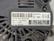 2014-2020 Nissan Rogue Alternator Replacement Generator Charging Assembly Engine OEM P/N:23100 4BA0B TG12C152 2617232 A Fits OEM Used Auto Parts