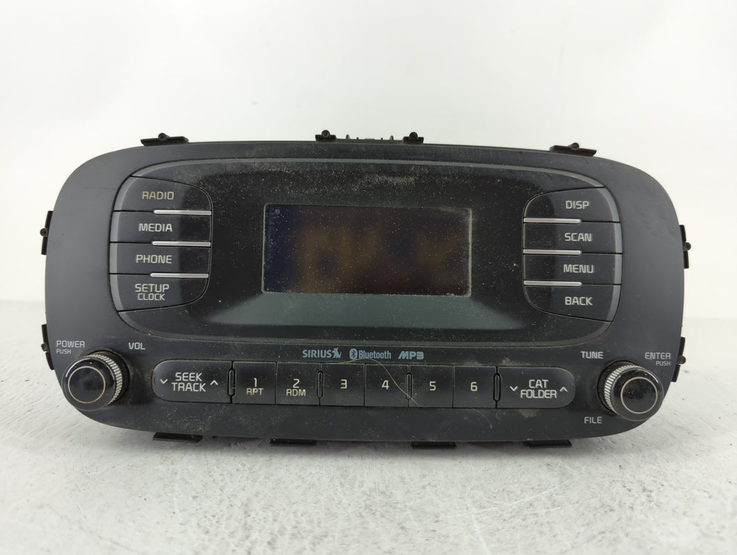 2014-2016 Kia Soul Radio AM FM Cd Player Receiver Replacement P/N:96170-B2090CA Fits Fits 2014 2015 2016 OEM Used Auto Parts