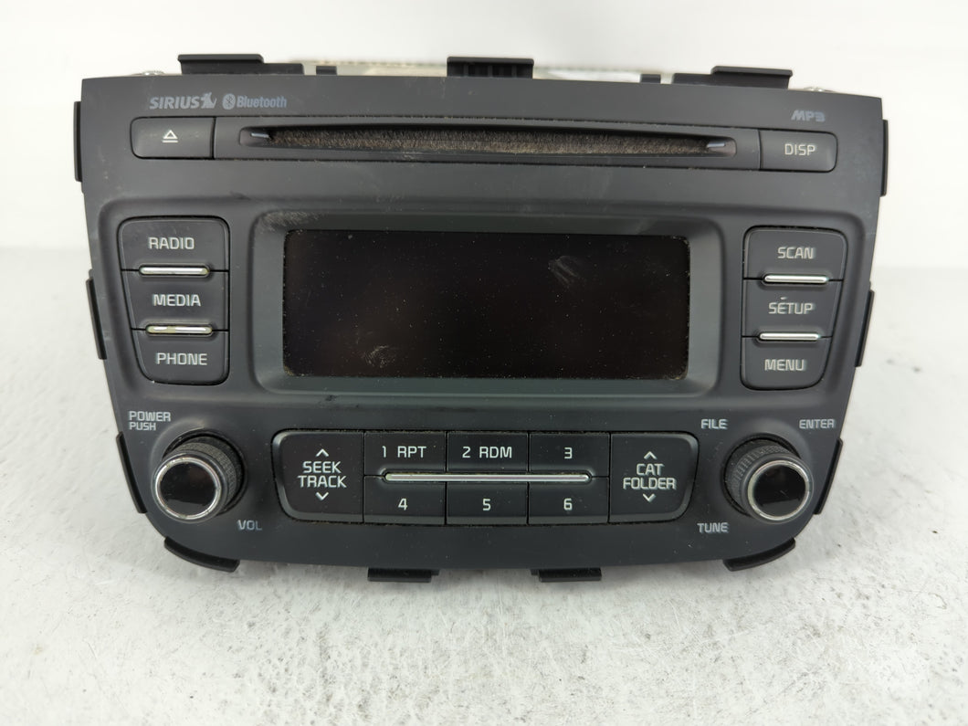 2014-2015 Kia Sorento Radio AM FM Cd Player Receiver Replacement P/N:96170-1UAA0VA Fits Fits 2014 2015 OEM Used Auto Parts