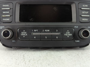 2014-2015 Kia Sorento Radio AM FM Cd Player Receiver Replacement P/N:96170-1UAA0VA Fits Fits 2014 2015 OEM Used Auto Parts