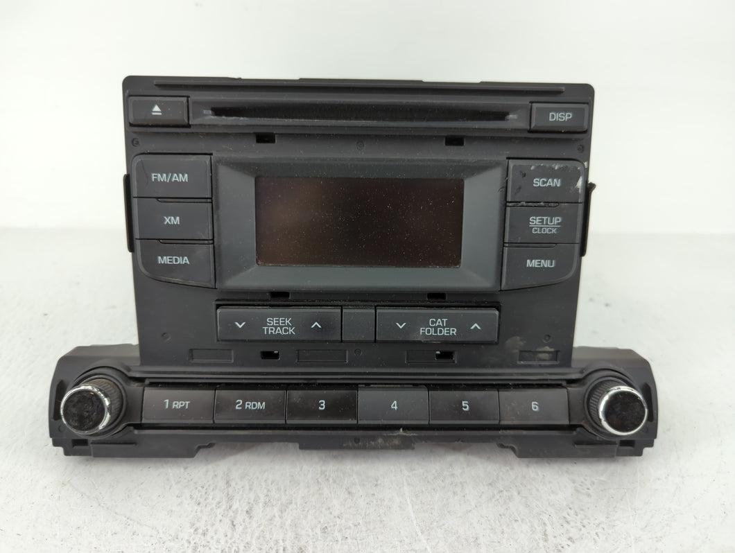 2017-2018 Hyundai Elantra Radio AM FM Cd Player Receiver Replacement P/N:96170-F2100UAT Fits Fits 2017 2018 OEM Used Auto Parts