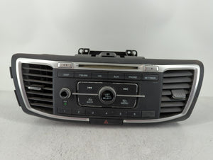 2013-2015 Honda Accord Radio AM FM Cd Player Receiver Replacement P/N:39100-T2A-A321 Fits Fits 2013 2014 2015 OEM Used Auto Parts