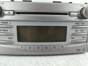 2010-2011 Toyota Camry Radio AM FM Cd Player Receiver Replacement P/N:86120-06480 Fits Fits 2010 2011 OEM Used Auto Parts