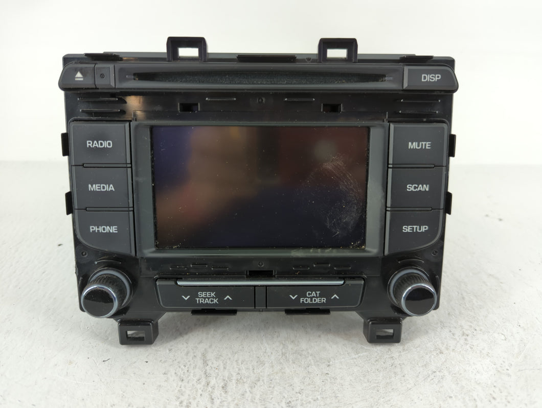 2015-2017 Hyundai Sonata Radio AM FM Cd Player Receiver Replacement P/N:96180-C20004X Fits Fits 2015 2016 2017 OEM Used Auto Parts