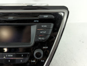 2013 Hyundai Elantra Radio AM FM Cd Player Receiver Replacement P/N:96170-3X165RA5 Fits OEM Used Auto Parts