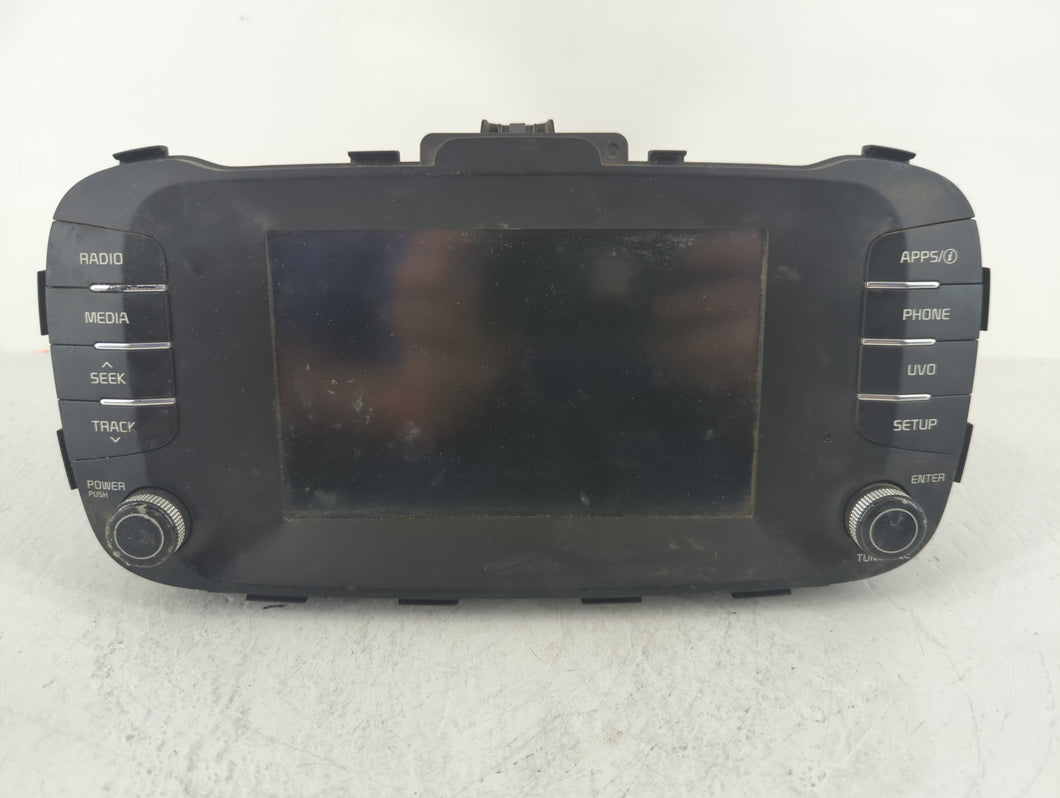 2017-2019 Kia Soul Radio AM FM Cd Player Receiver Replacement P/N:69160-B2310CA Fits Fits 2017 2018 2019 OEM Used Auto Parts