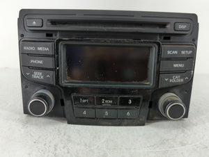 2013-2014 Hyundai Sonata Radio AM FM Cd Player Receiver Replacement P/N:96170-3Q0004X Fits Fits 2013 2014 OEM Used Auto Parts