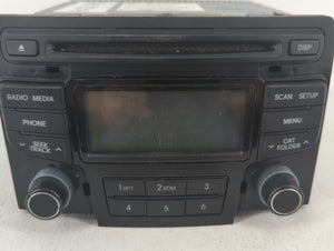 2012-2015 Hyundai Sonata Radio AM FM Cd Player Receiver Replacement P/N:96180-3Q600 Fits Fits 2012 2013 2014 2015 OEM Used Auto Parts