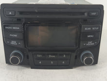 2012-2014 Hyundai Sonata Radio AM FM Cd Player Receiver Replacement P/N:96180-3Q700 Fits Fits 2012 2013 2014 OEM Used Auto Parts