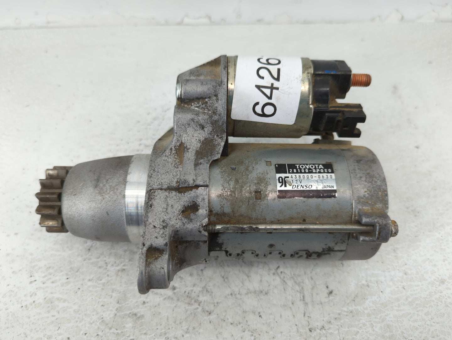 2014-2015 Lexus Rx350 Car Starter Motor Solenoid OEM P/N:28100-0P080 Fits Fits 2014 2015 OEM Used Auto Parts - Oemusedautoparts1.com