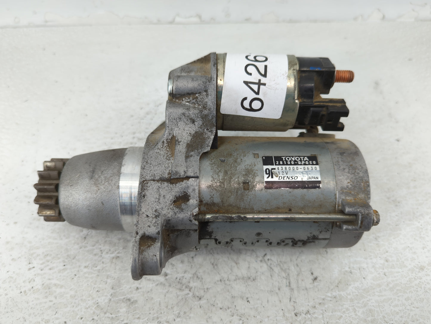 2014-2015 Lexus Rx350 Car Starter Motor Solenoid OEM P/N:28100-0P080 Fits Fits 2014 2015 OEM Used Auto Parts - Oemusedautoparts1.com
