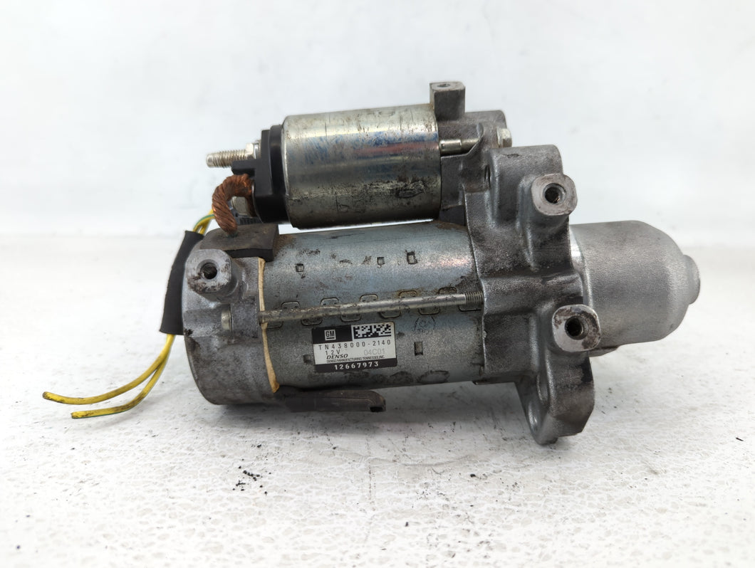 2018-2020 Buick Enclave Car Starter Motor Solenoid OEM P/N:12667973 Fits Fits 2016 2017 2018 2019 2020 2021 2022 OEM Used Auto Parts