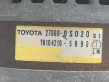 2007-2021 Toyota Tundra Alternator Replacement Generator Charging Assembly Engine OEM P/N:TN104210-5090 27060-0S020 Fits OEM Used Auto Parts